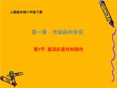 2020-2021学年人教版生物八年级下册7.2.3 基因的显性和隐性 课件