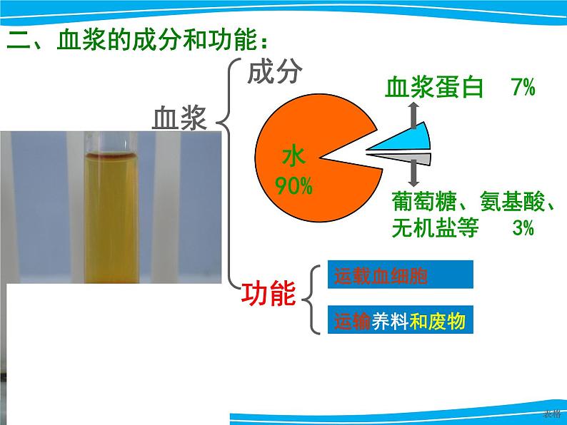 人教版生物七年级下册4.4.1 流动的组织——血液课件（18张PPT）07