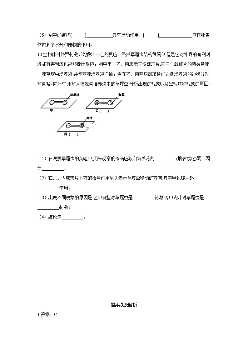 2021年中考生物一轮复习重点实验汇集：2.观察草履虫第3页