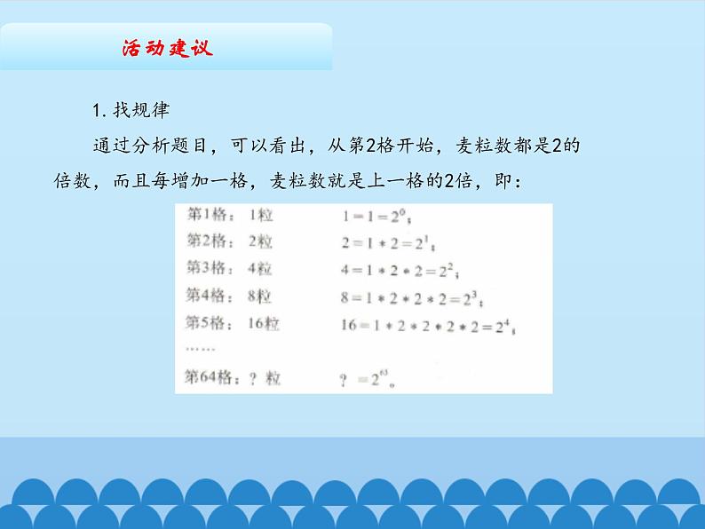 2.8棋盘中的麦粒——循环结构（2） 课件(共12张PPT)05