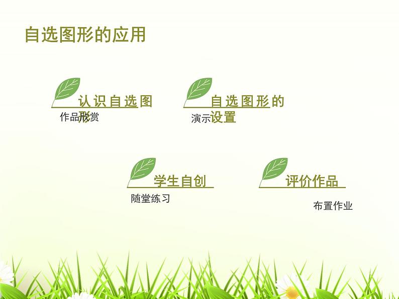 信息技术浙教版第八课 自选图形的应用 课件 (2)第2页