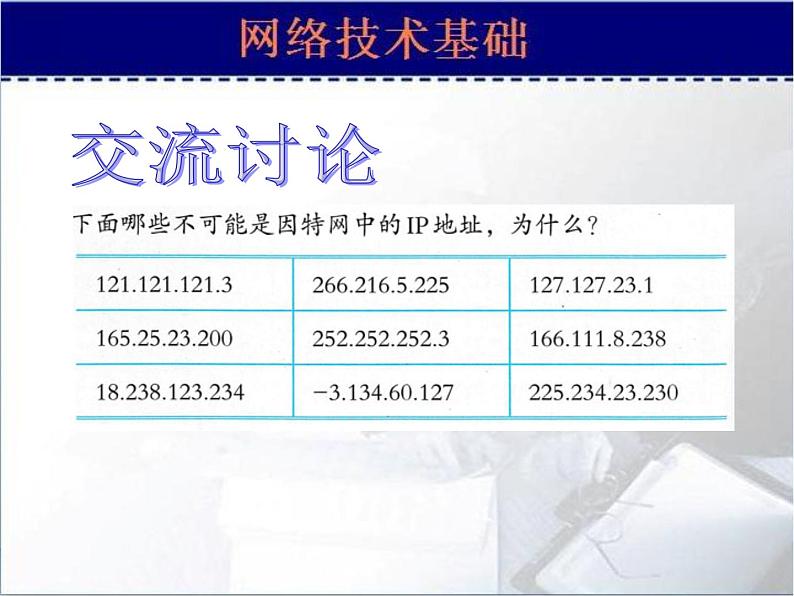 人教版（2015）信息技术 七下 第1章 活动2 IP地址与域名 课件PPT+教案08