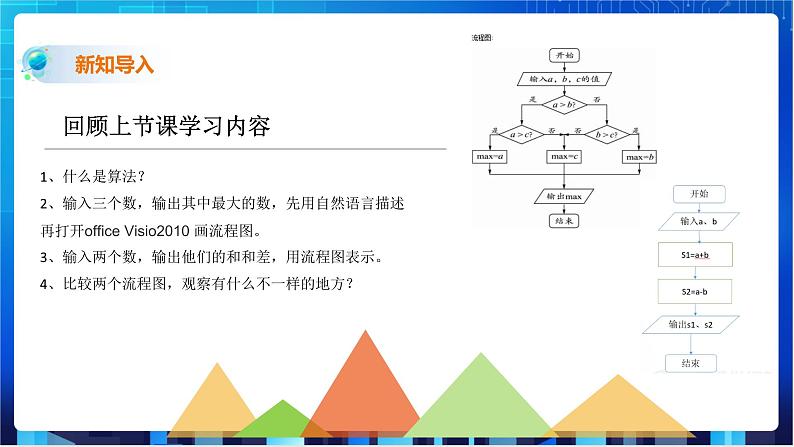 浙教版2020信息技术七下：第十二课、算法的控制结构 课件+教学设计02