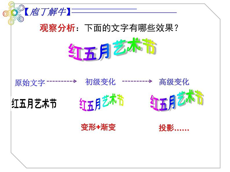 浙教版信息技术七年级下册 第九课 多变的文字 课件 教案 (3)07