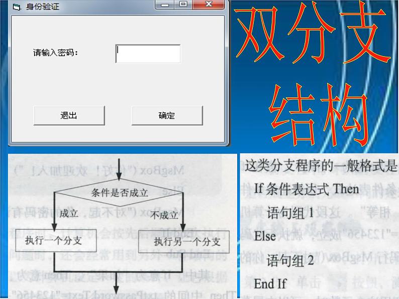 浙教版信息技术九年级全册 第七课 多分支结构 课件01