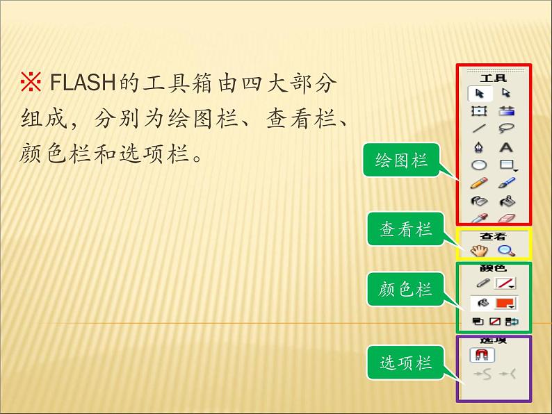 人教（蒙教版）八下信息技术 2.2.1认识工具箱中的工具 课件04