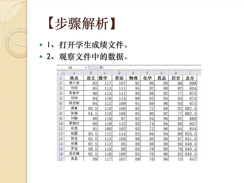 冀教版七年级全册信息技术 13.数据的排序 课件第3页