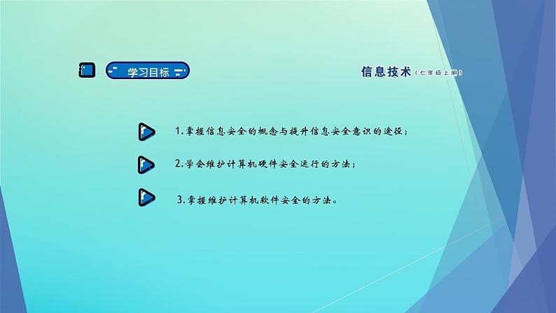 南方版信息技术七上 8 守护计算机家园 课件PPT02