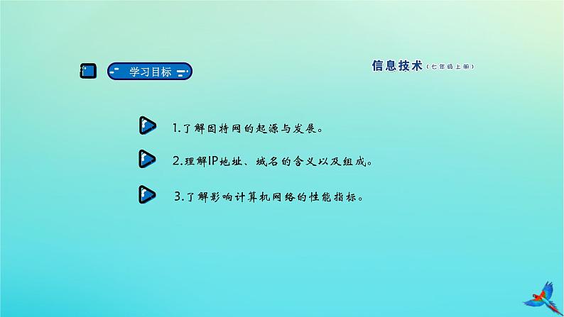 南方版信息技术七上 10 认识因特网 课件PPT02