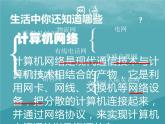 浙教版八年级信息技术上册第一单元走进网络第1课认识网络课件4