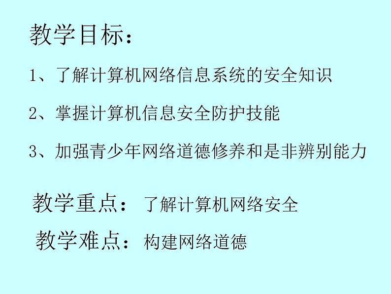 人教（蒙教版）七下信息技术 1.4 网络安全与道德 课件02