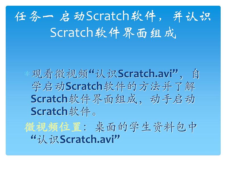 大连版七年级下册信息技术 1.可爱的小猫--认识Scratch 课件第6页