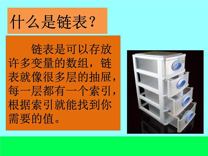 大连版七年级下册信息技术 3.小猫报站名--链表的应用 课件第6页