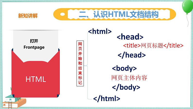 粤高教版信息技术九上 2.4 认识标记语言HTML 课件PPT05