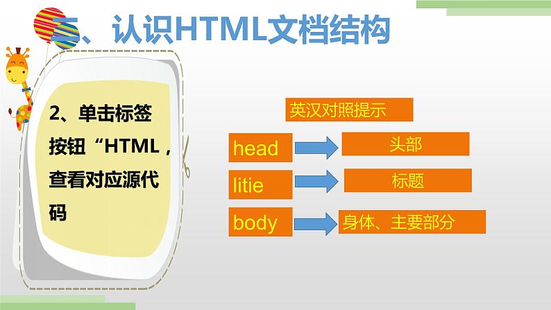 粤高教版九上信息技术 2.4认识标记语言HTML 课件PPT第7页