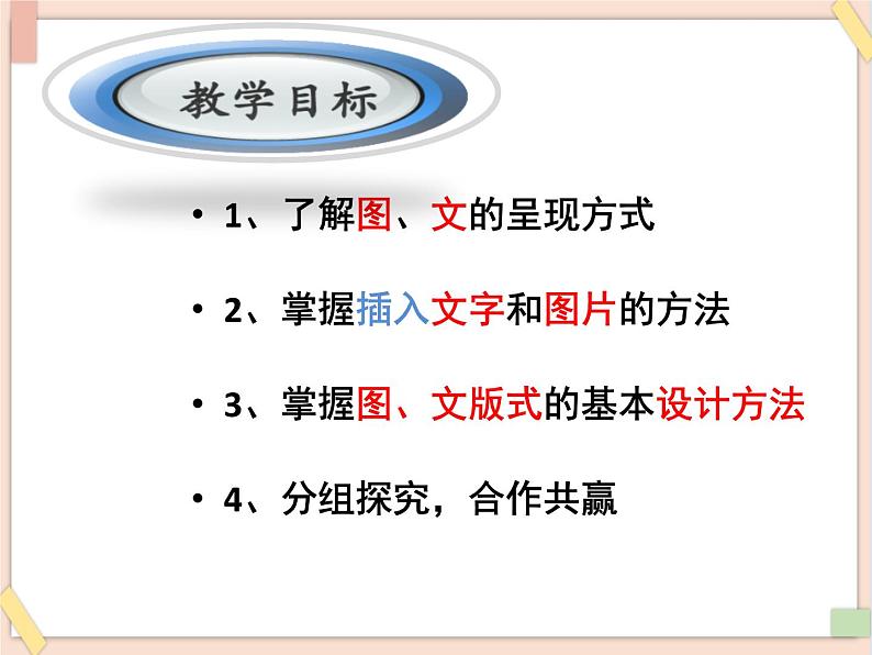 初中泰山版2018信息技术第三册微项目1   用文字和图片说话课件02