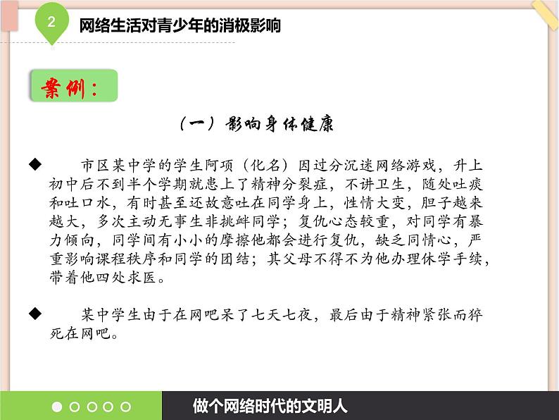 苏科版信息技术八上2.2.2上网引发的负面影响_课件第7页