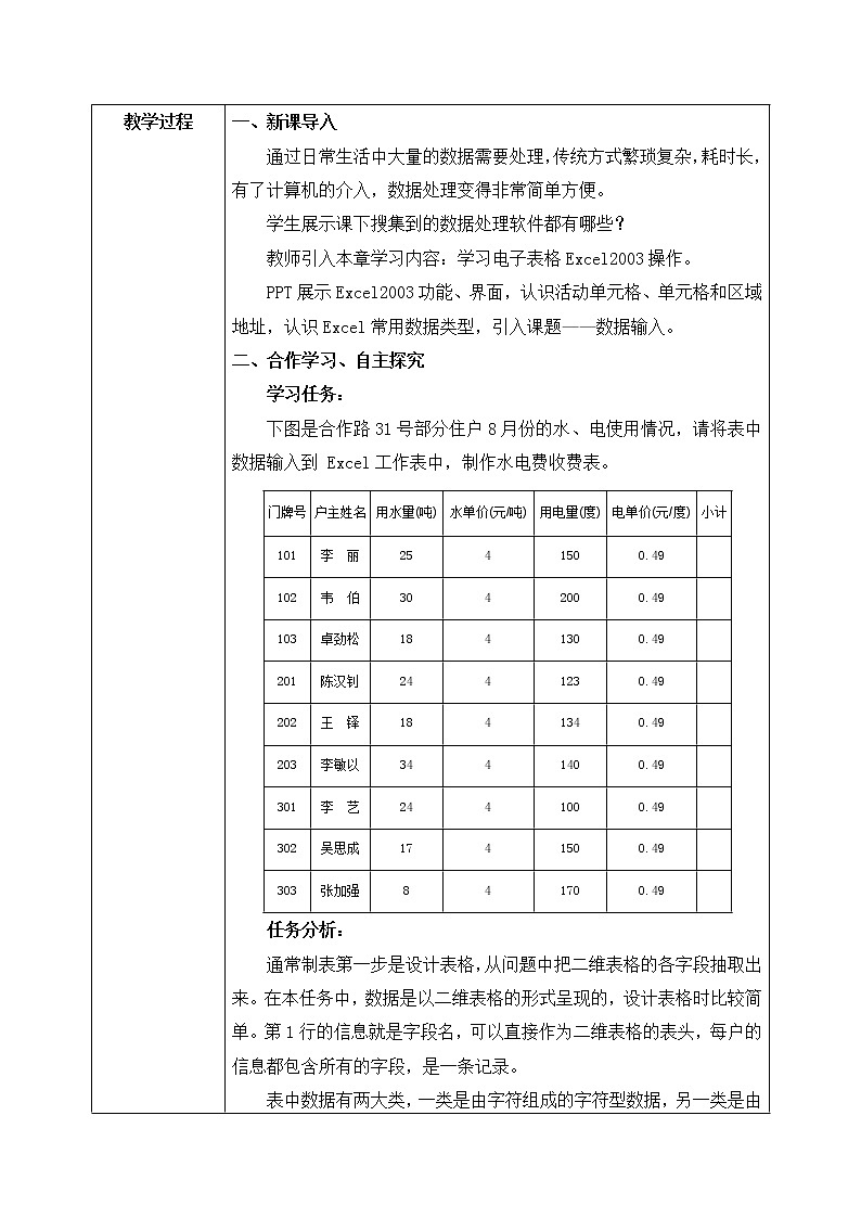 河大版第三单元第一节《数据输入》课件+教案02