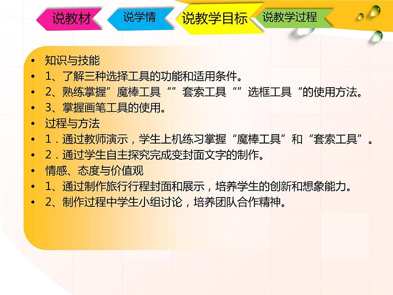 大连版七上信息技术 5.旅行行程展示--选择工具的使用 课件PPT07