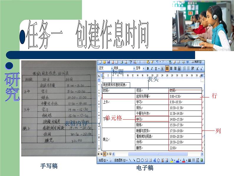 科学版七上信息技术 第三单元 活动2 安排作息时间 课件PPT+教案+练习04