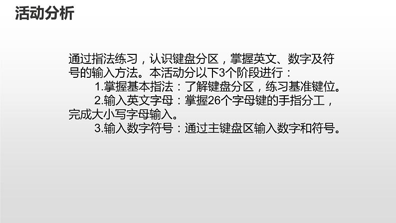 七上信息技术 第一单元 活动3 规范英文输入 课件PPT第3页