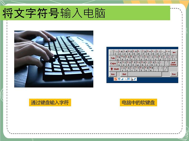 新世纪版信息技术七上第三课 将信息输入电脑 课件PPT03