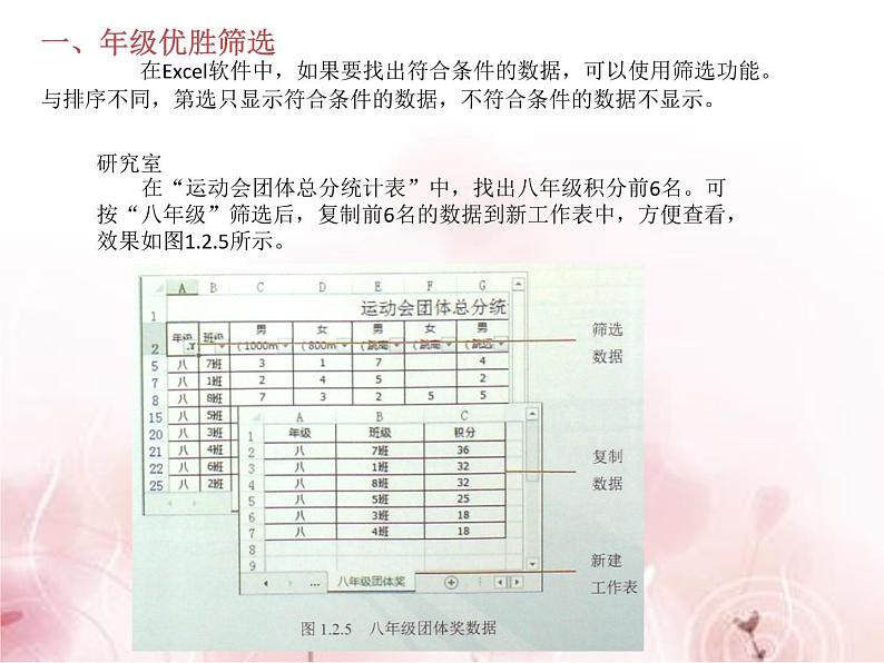 科学版八下信息技术 第一单元 活动2 团体奖项妙统计 课件PPT第8页