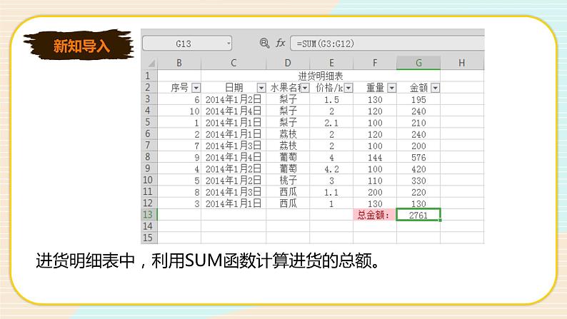 新世纪版信息技术七下 1.6  分类统计—带条件的函数 课件第2页