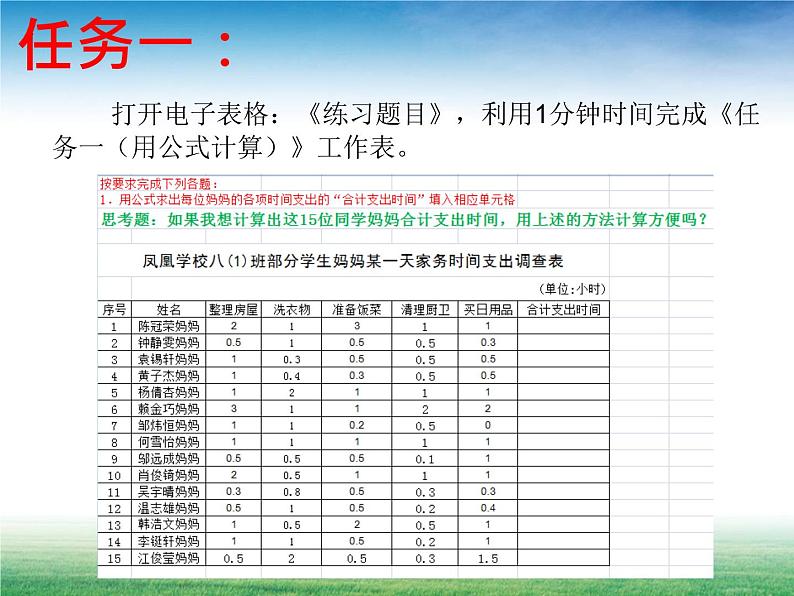 新世纪信息技术七下 1.5数据计算--公式和函数 PPT第8页