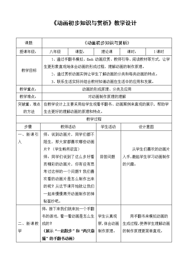 第1章 活动2 动画初步知识与赏析 课件+教案+素材01