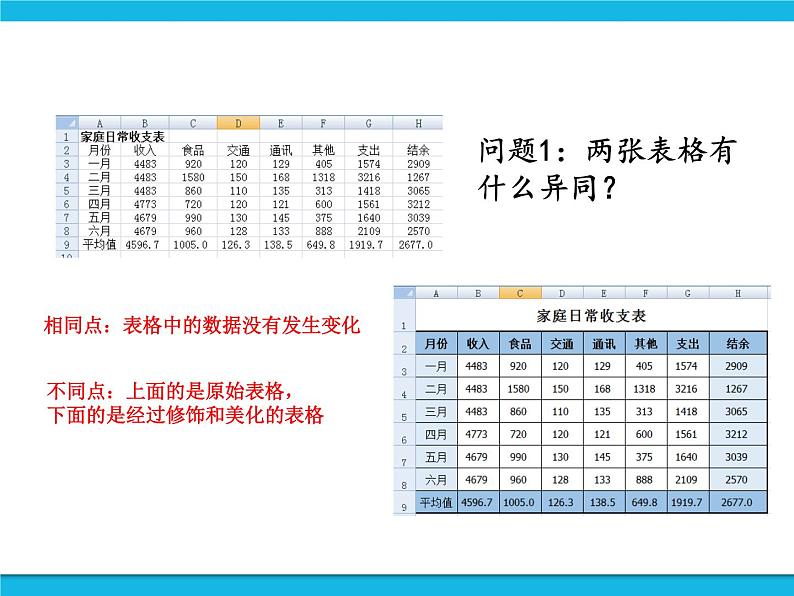 科学版信息技术七下 第四单元 活动3 美化修饰小账本 课件PPT第2页