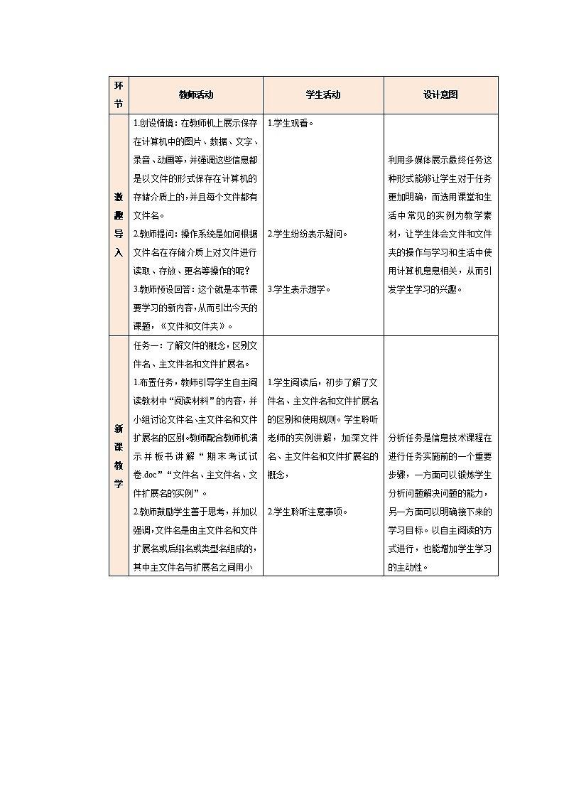 初中信息《文件和文件夹》教案02