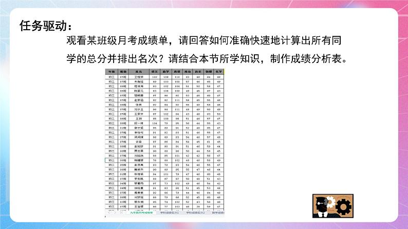 第四章第三节 EXCEL数据处理  课件 河大版信息技术七上05