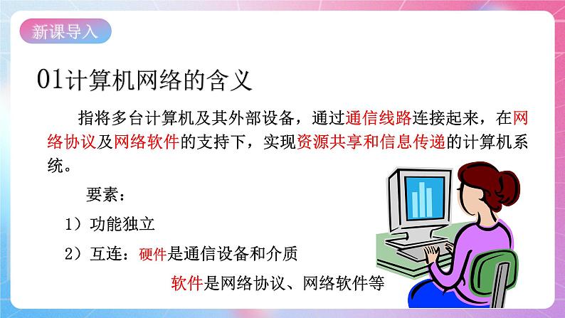 粤高教版(B版)信息技术九年级上册 1.1《认识计算机网络》课件第2页