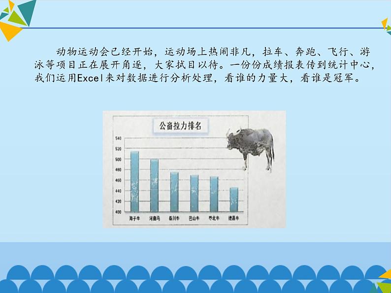 清华大学版 初中信息技术 七年级下册  2.6 动物的聚会——数据排序、分类及图表处理-课件第2页