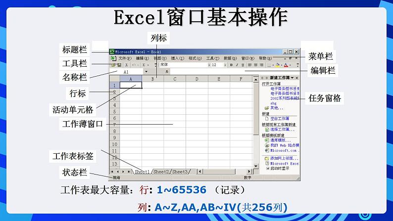 甘教版信息技术七年级下册 3.2《Excel的基本操作  》课件 (3)04