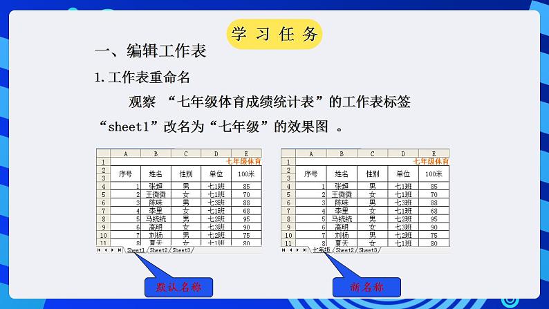 甘教版信息技术七年级下册 3.3《编辑与修饰工作表  》课件(1)03