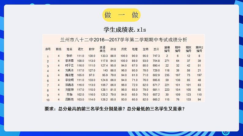 甘教版信息技术七年级下册 3.5《数据分析  》课件(2)第3页