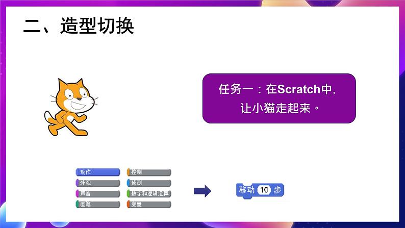 桂科版初中信息技术八年级下册 任务一 《scratch体验之旅》 课件04