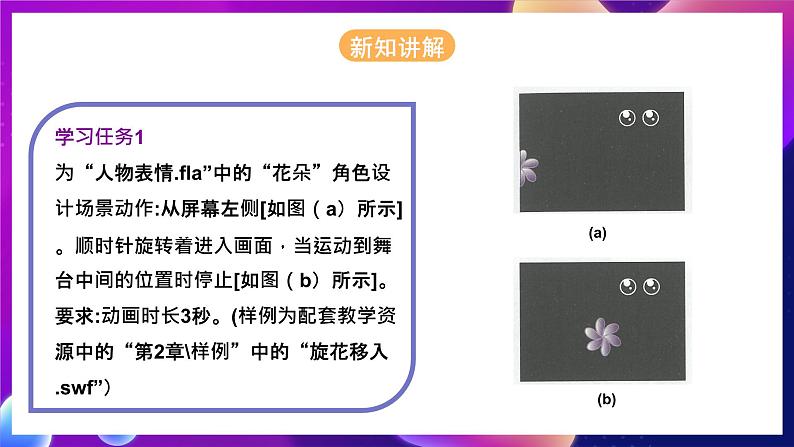 河北大学版信息技术初中第二册 三、《动画角色的运动》课件第5页