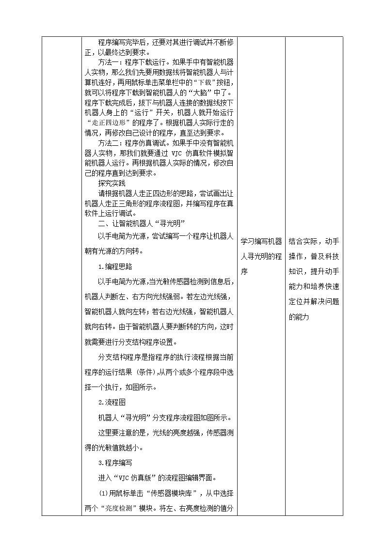 粤高教A版（2021）信息技术九年级 3.4《指挥你的智能机器人》课件+教案03