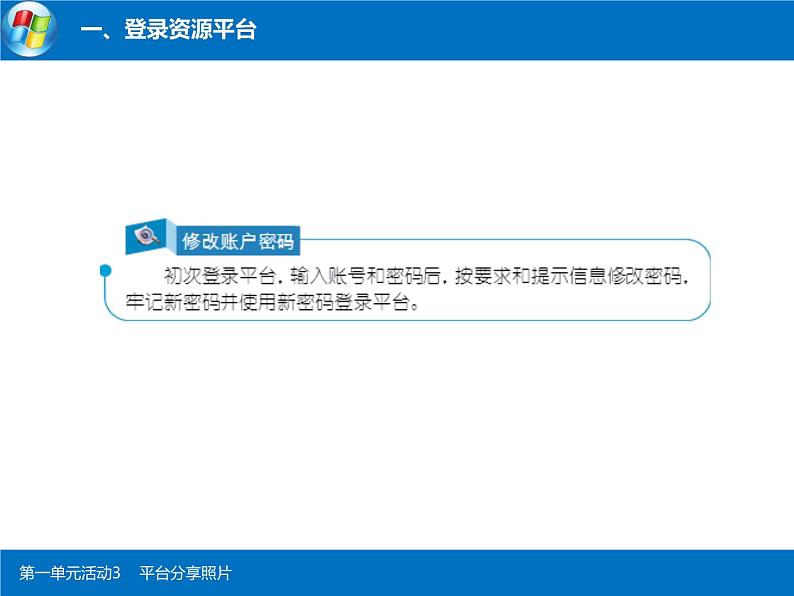 科学版七年级下册信息技术科学版信息技术七下 第一单元 活动三 平台分享照片 PPTPPT课件第3页