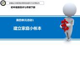 科学版七年级下册信息技术第四单元 活动一 建立家庭小帐本PPT课件