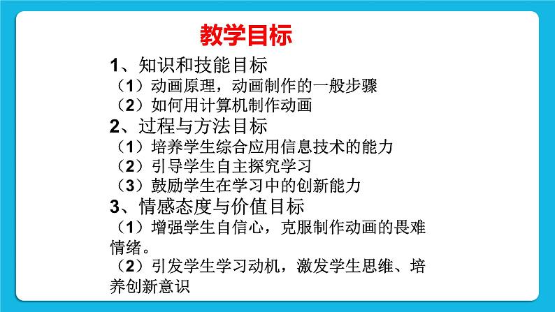 冀教版八年级信息技术1.5 电脑动画制作初探 课件PPT第3页