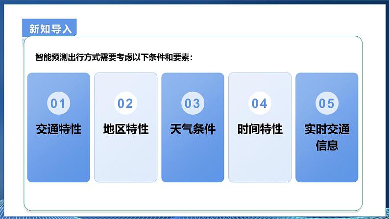 【浙教版】九年级信息技术  第13课 智能预测出行方式  课件+教案08