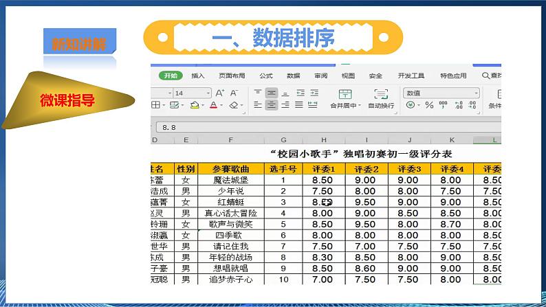 粤教版B信息技术七年级上册4-4使用电子表格图形化数据第5页