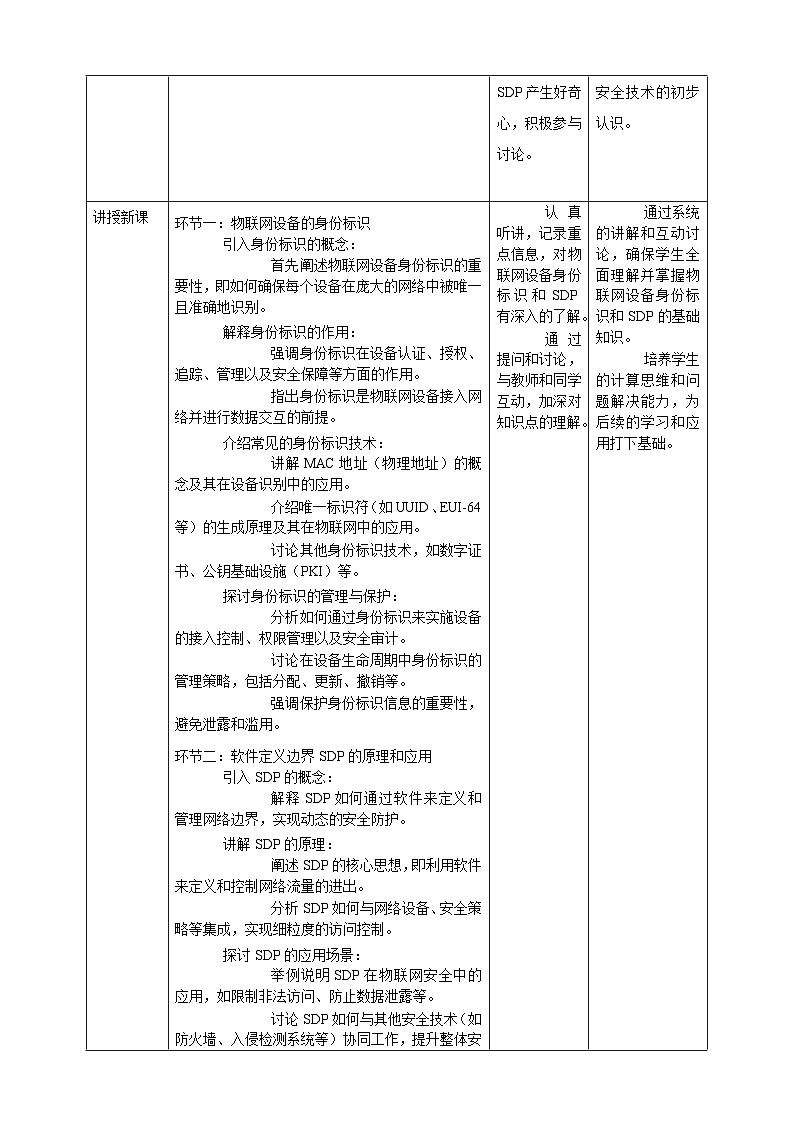 第5课 物联网安全技术 教案3 九年级信息科技浙教版（2023）第2页