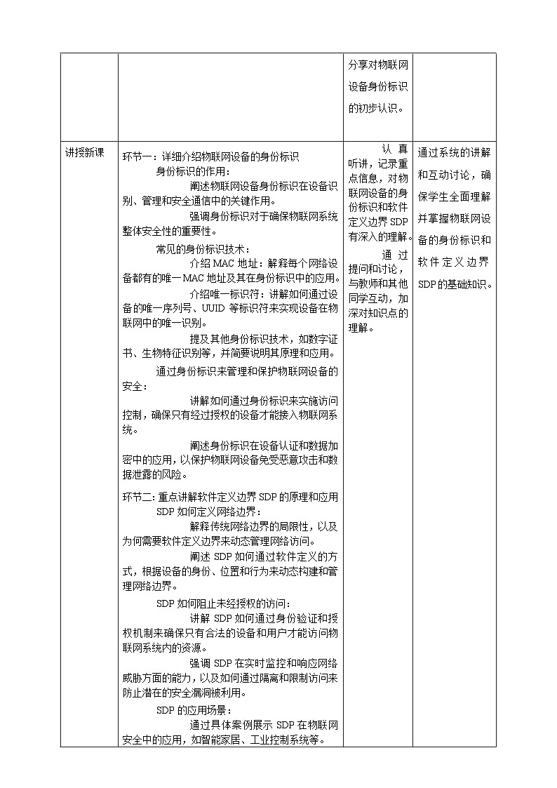 第5课 物联网安全技术 教案5 九年级信息科技浙教版（2023）第2页