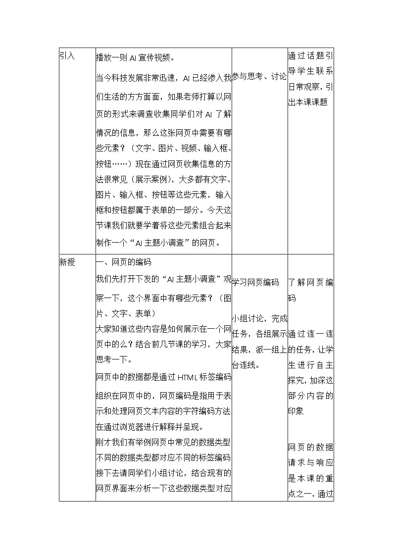 《网页的数据编码》教学设计第3页