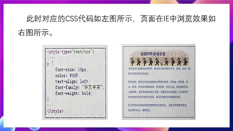 清华大学版信息技术八下 3.11《最佳搭档——应用CSS样式与层美化网页》课件 第6页